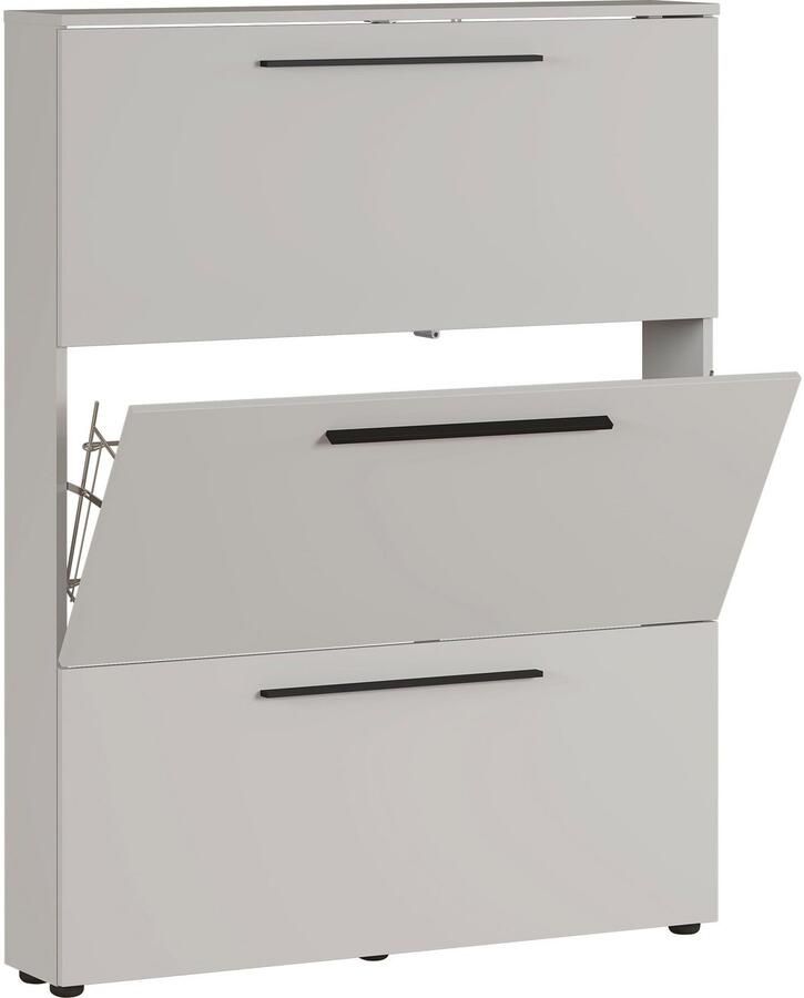 GERMANIA Schoenenkast GW-Utah schoenenkast in 2 breedtes met 2 of 3 kleppen