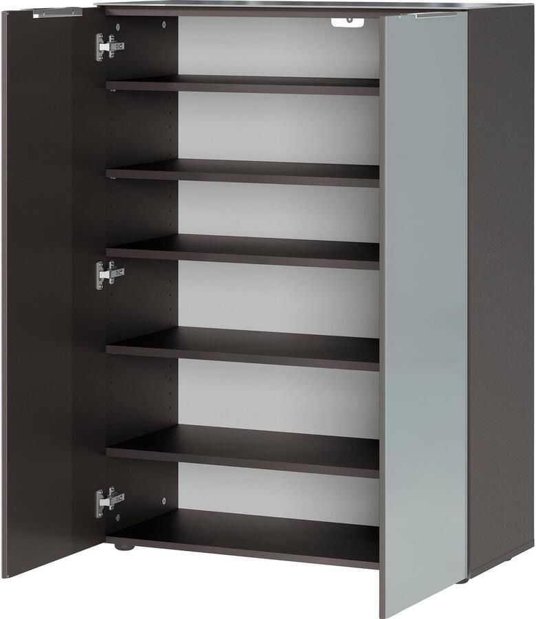 Germania Genova Halmeubelset Een Grafiet|Zilvergrijs