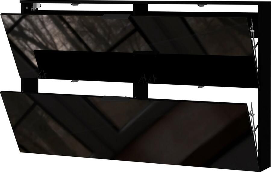 GERMANIA Halmeubelset Valega inclusief schoenenkast met glazen fronten en spiegel (2-delig) - Foto 4