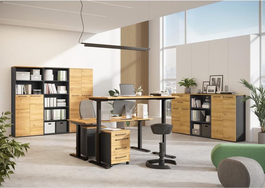 GERMANIA Hoekbureau GW-Agenda hoogte verstelbaar beschikbaar in verschillende maten - Foto 2