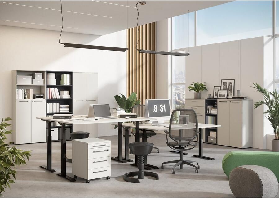 GERMANIA Hoekbureau GW-Agenda hoogte verstelbaar beschikbaar in verschillende maten - Foto 2