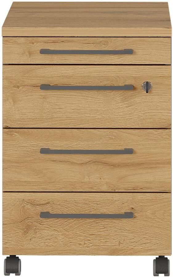 GERMANIA Kantoormeubelset Agenda Set bestaande uit in hoogte verstelbaar bureau en rolcontainer (2-delig) - Foto 6