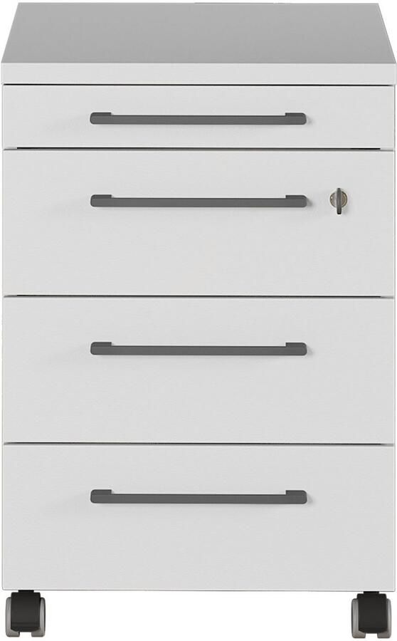 GERMANIA Kantoormeubelset Agenda Set bestaande uit in hoogte verstelbaar bureau en rolcontainer (2-delig) - Foto 5