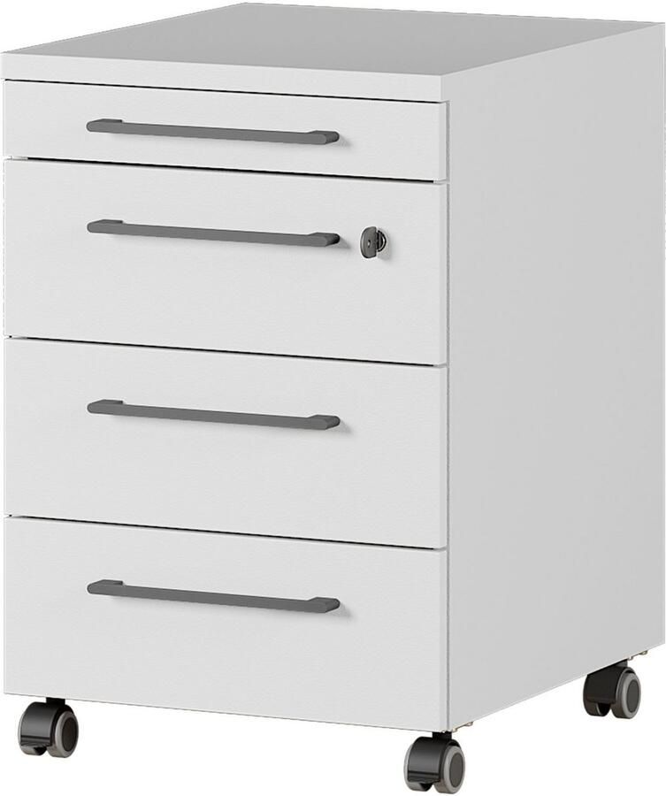 GERMANIA Kantoormeubelset Agenda Set bestaande uit in hoogte verstelbaar bureau en rolcontainer (2-delig) - Foto 3