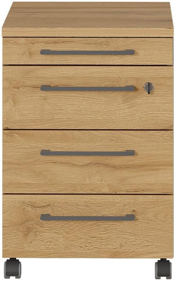 GERMANIA Kantoormeubelset Agenda Set bestaande uit in hoogte verstelbaar bureau en rolcontainer (2-delig) - Foto 6