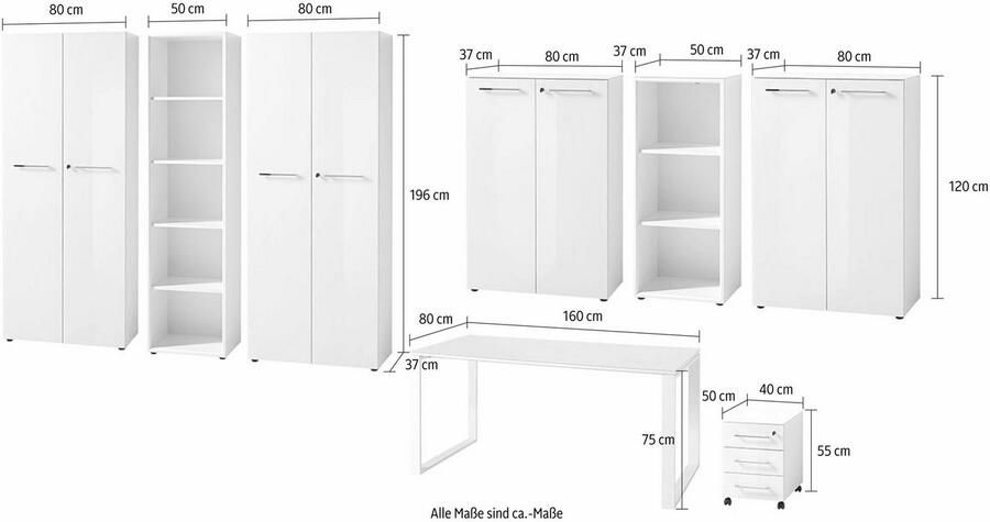 GERMANIA Kantoormeubelset GW-Monteria (set 8-delig) - Foto 7