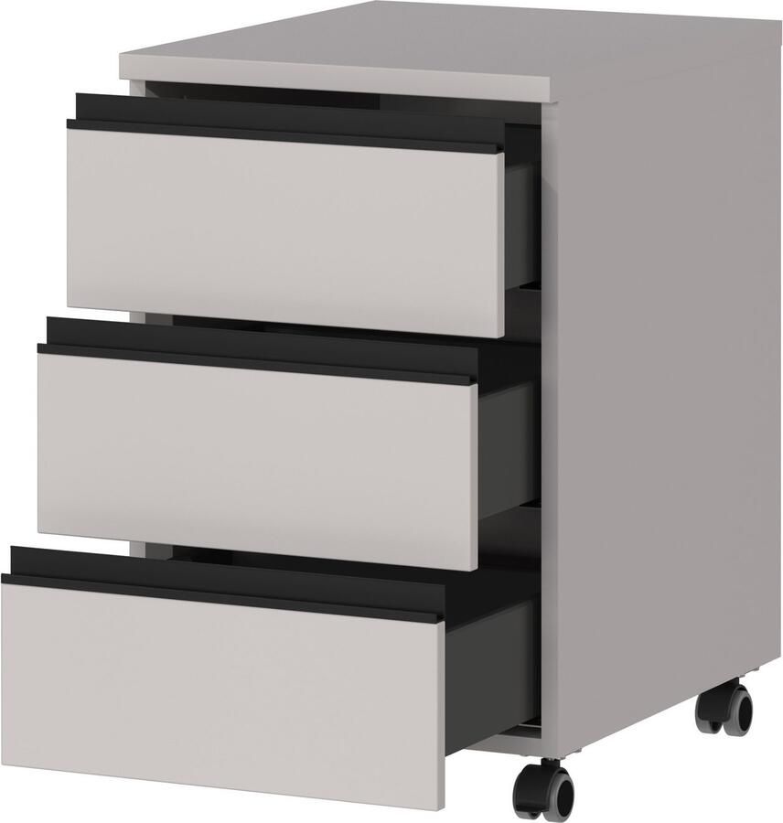 GERMANIA Kantoormeubelset Lemont Set bestaande uit in hoogte verstelbaar bureau en rolcontainer (2-delig) - Foto 2