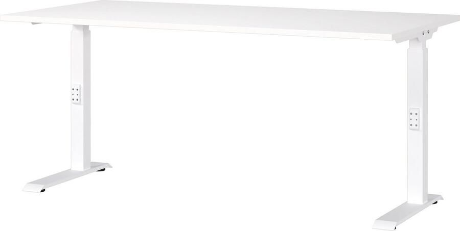 Germania EMOB Bureauset Hermoso Bureautafel en ladekast Wit Verstelbare bureaus Wit Spaanplaat Verstelbare bureaus Op voorraad - Foto 10