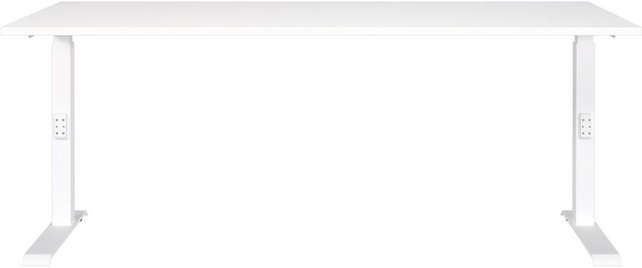 Germania EMOB Bureauset Hermoso Bureautafel en ladekast Wit Verstelbare bureaus Wit Spaanplaat Verstelbare bureaus Op voorraad - Foto 11