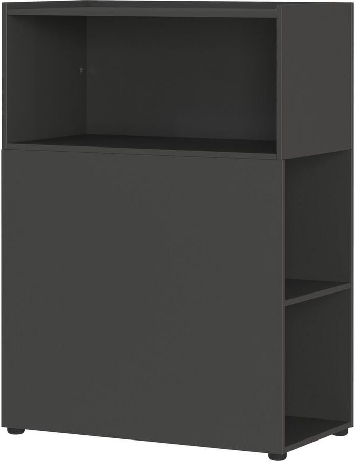 GERMANIA Kantoormeubelset Milaan incl. bureau kastje op wieltjes roomdivider en dressoir (4-delig) - Foto 3