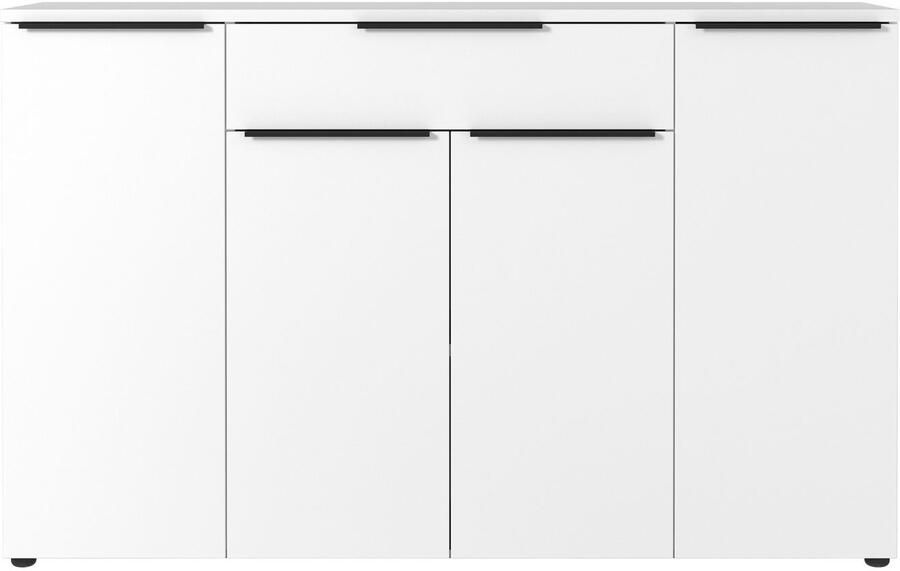 GERMANIA Kantoormeubelset Milaan incl. bureau kastje op wieltjes roomdivider en dressoir (4-delig) - Foto 11