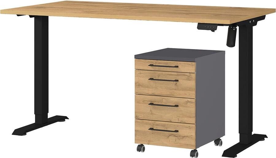 GERMANIA Kantoormeubelset Profi 3.0 Kantoor meubels set bestaande uit bureau en rolcontainer - Foto 8