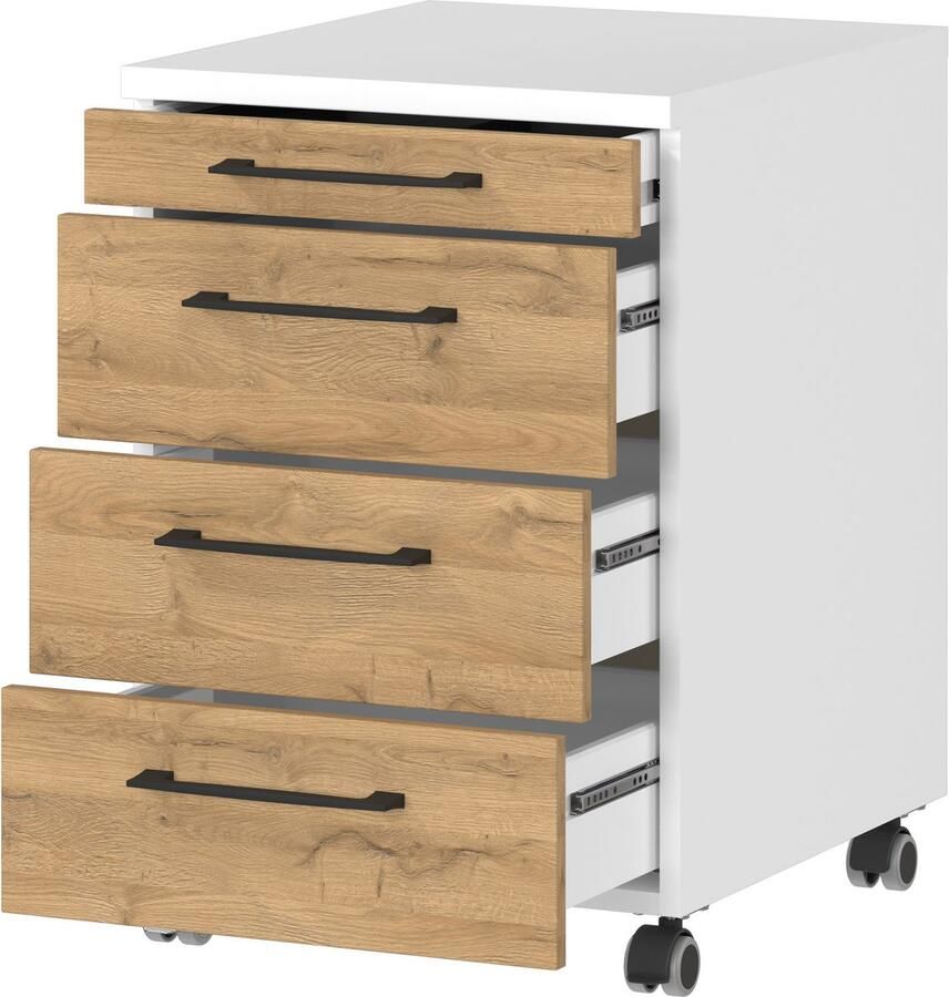 GERMANIA Kantoormeubelset Profi 3.0 Kantoor meubels set bestaande uit bureau en rolcontainer