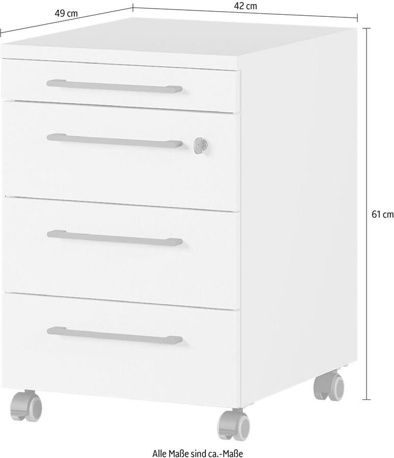 GERMANIA Kastje op wieltjes GW-Agenda rolcontainer - Foto 4