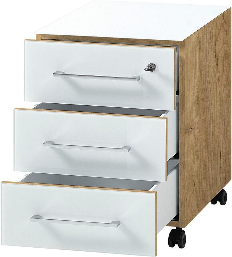 GERMANIA Kastje op wieltjes GW-Monteria gemakkelijk te onderhouden oppervlak vier runners twee daarvan vast te zetten - Foto 2