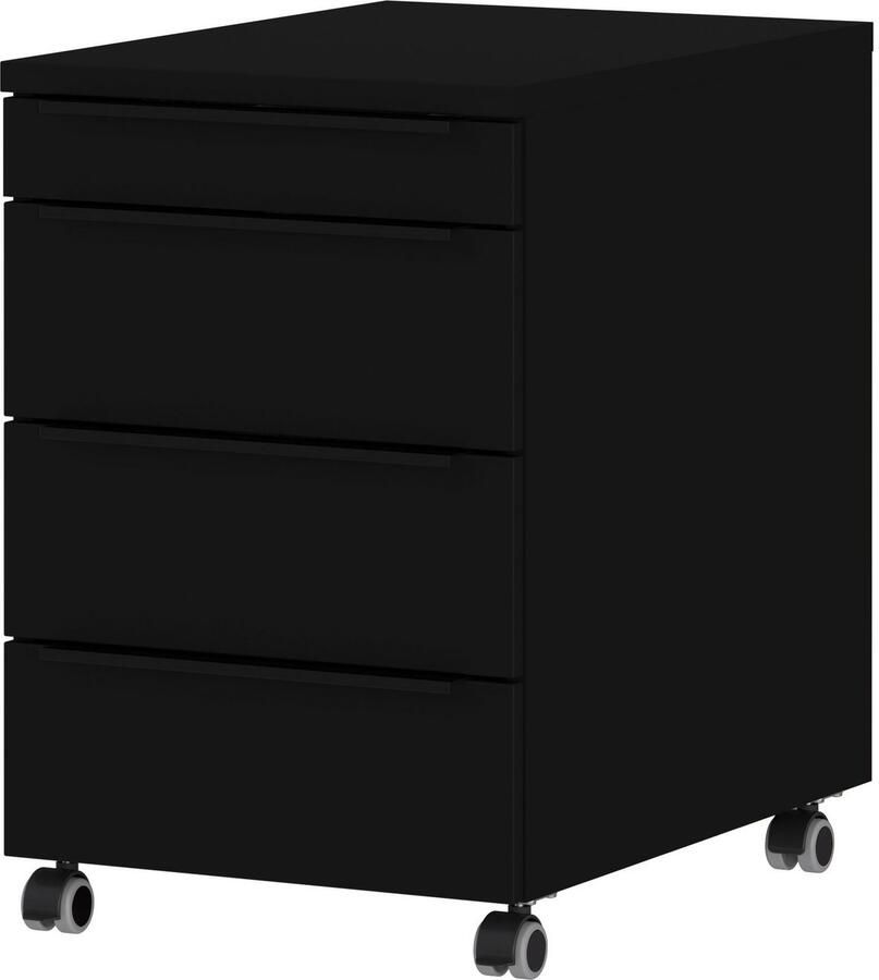 GERMANIA Kastje op wieltjes Milaan met 4 lades optioneel met lade demping