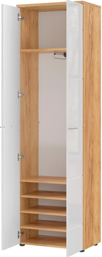GERMANIA Kledingkast ALEDO met uittrekbare garderobestang front in hoogglans - Foto 6