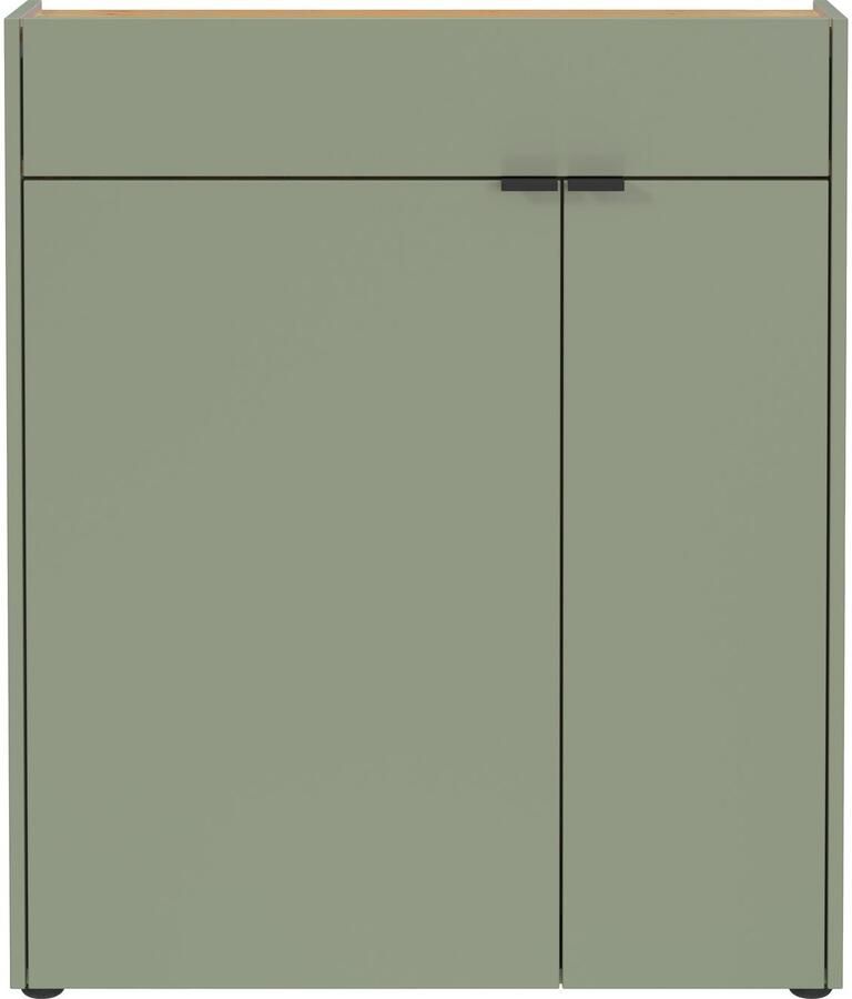 GERMANIA Halmeubelset Ameca Garderobe-set bestaande uit multifunctionele kast en spiegel - Foto 3