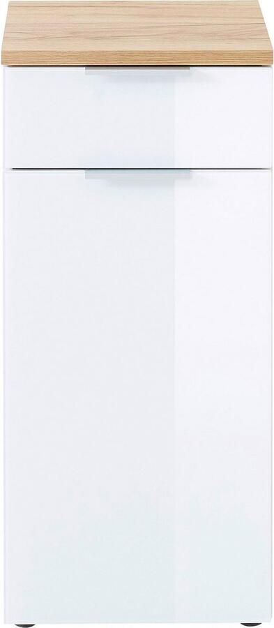 Germania Badkameronderkast GW-Pescara wit en Navarra eikenkleurig - Foto 6
