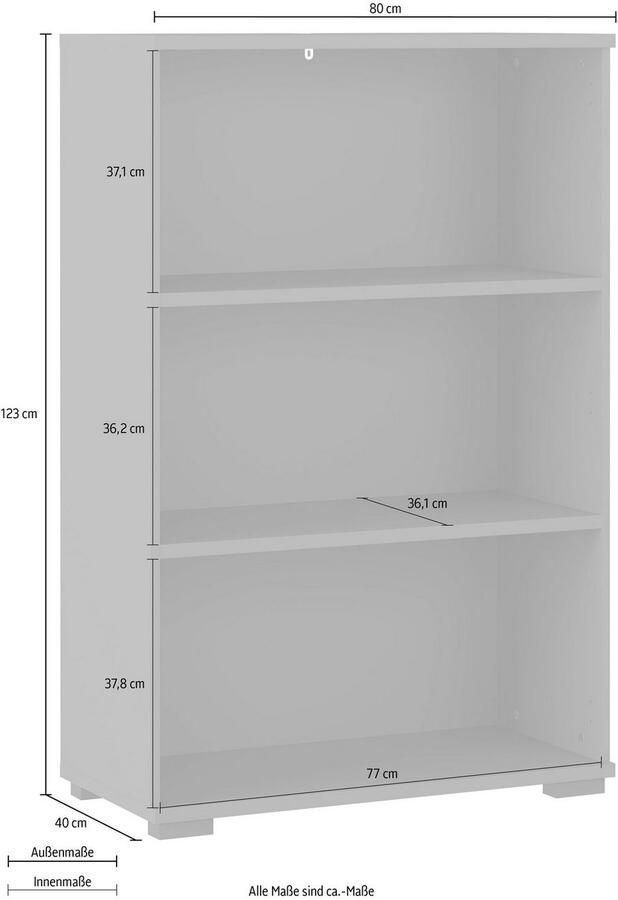 GERMANIA Ordnerrek GW-Profi 3.0 archiefkast met abs-randen in 3 of 5 ordnerhoogten made in germany - Foto 3