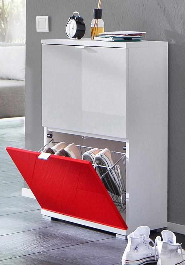 Germania Schoenenkast Clucas 53 cm met 2 deuren wit - Foto 5