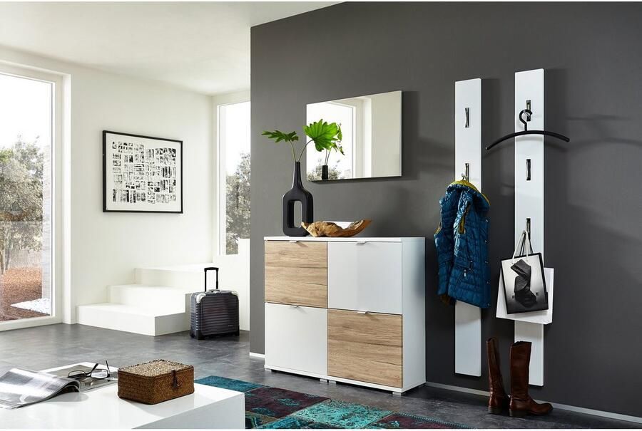 Germania Schoenenkast Clucas 53 cm met 2 deuren wit - Foto 8