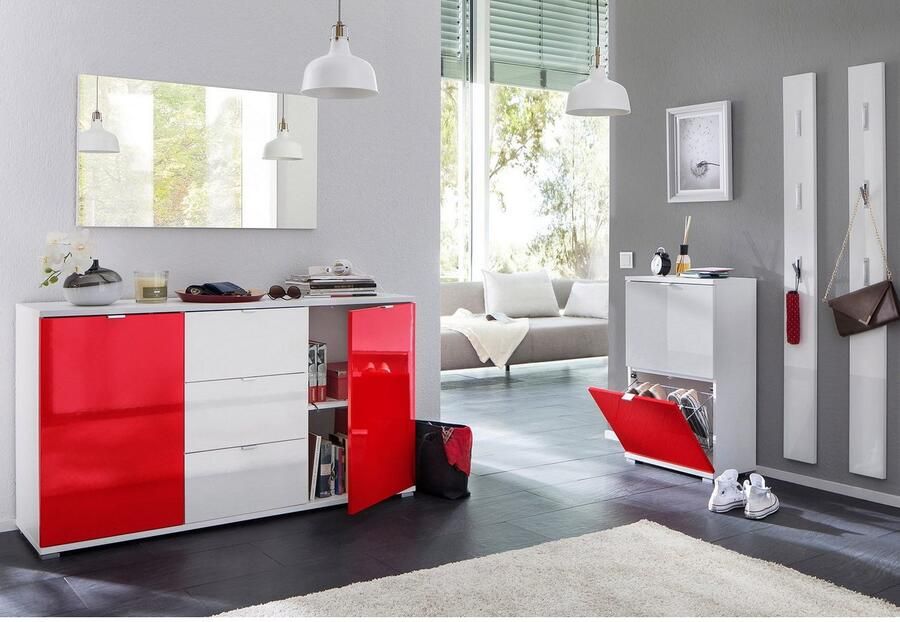 Germania Schoenenkast Clucas 53 cm met 2 deuren wit - Foto 6