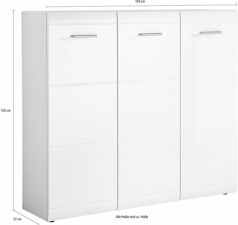 GERMANIA Schoenenkast GW-Adana schoenenkast met ruimte voor tot 36 paar schoenen - Foto 4