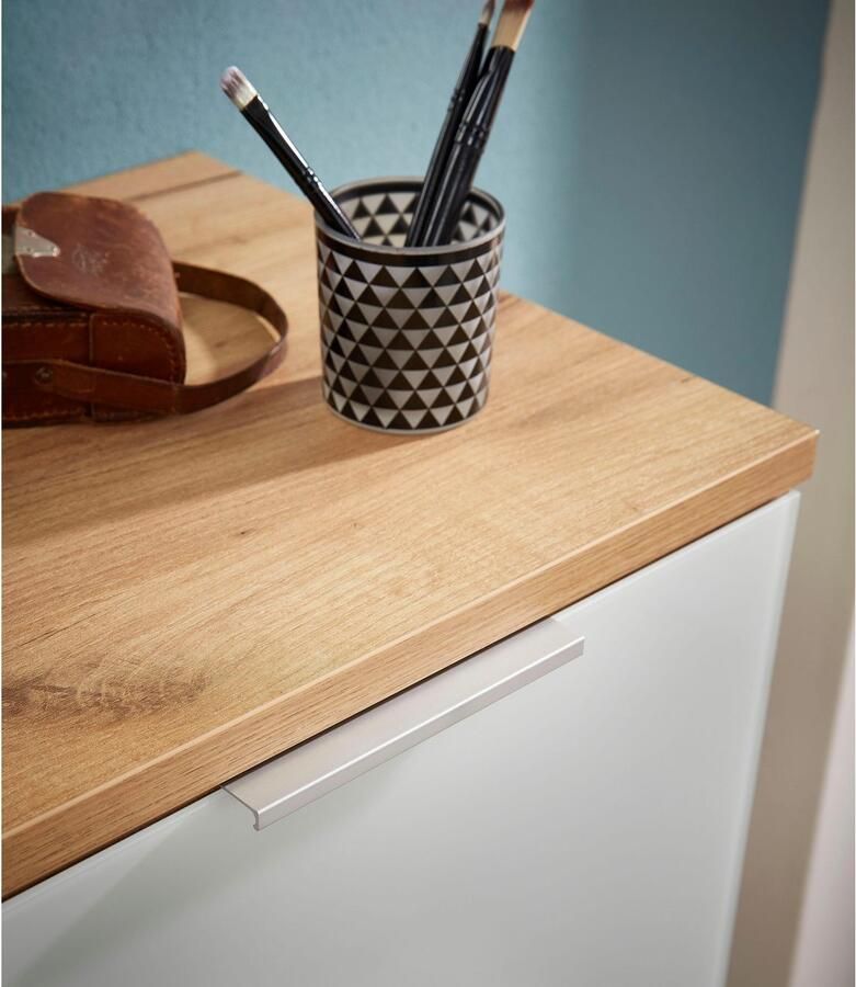 Germania Schoenenkast Tille 89cm met 2 deuren wit eik - Foto 4