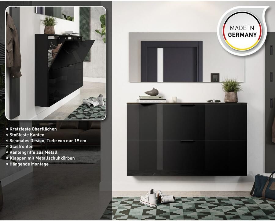 GERMANIA Schoenenkast Valega Ruimte voor maximaal 12 paar schoenen geringe diepte voor smalle gangen