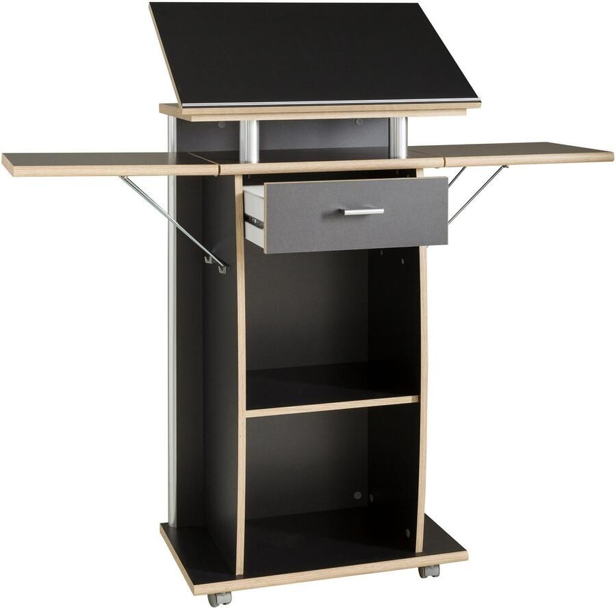 GERMANIA Secretaire 0469 Lessenaar met wieltjes thuiskantoor bureau - Foto 2