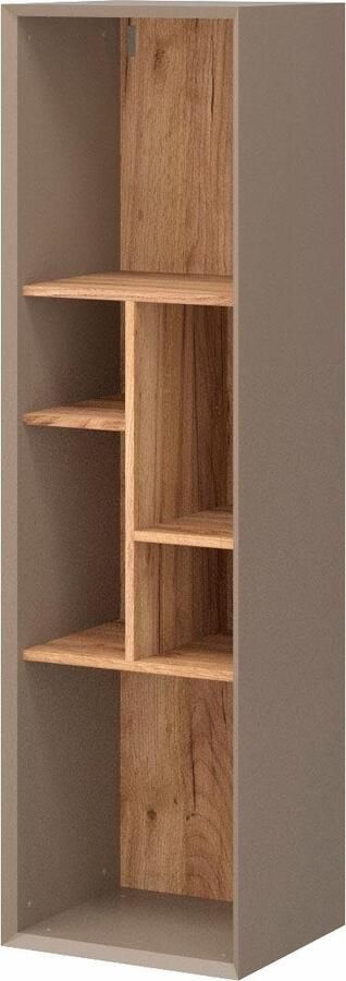 Germania Wandkast Calvi 1 Deur 4 Planken L40 x B35 x H140 cm Grijs - Foto 7