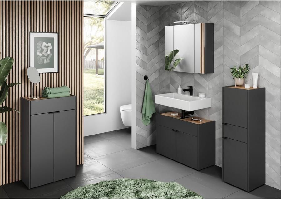 GERMANIA Halfhoge kast Ameca Kast met een lade en twee deuren - Foto 6