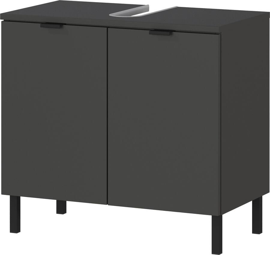 GERMANIA Wastafelonderkast GW-Arcena met sifonuitsparing (1 stuk) - Foto 2