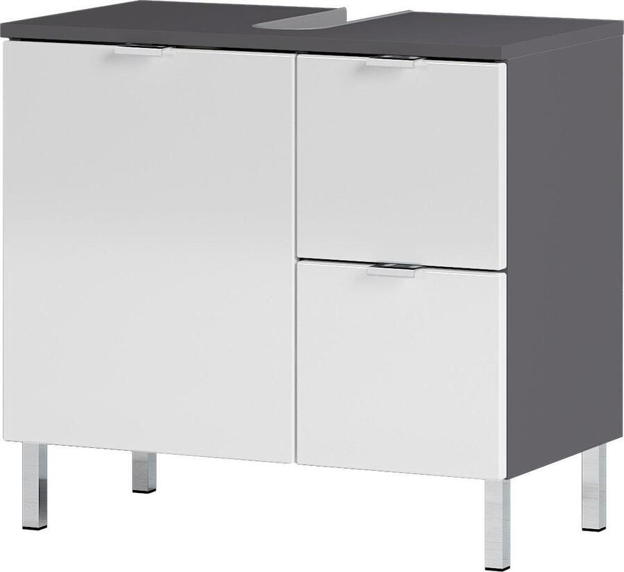 GERMANIA Wastafelonderkast GW-Mauresa in 2 breedtes met lade (+ klep) soft-close made in germany - Foto 2