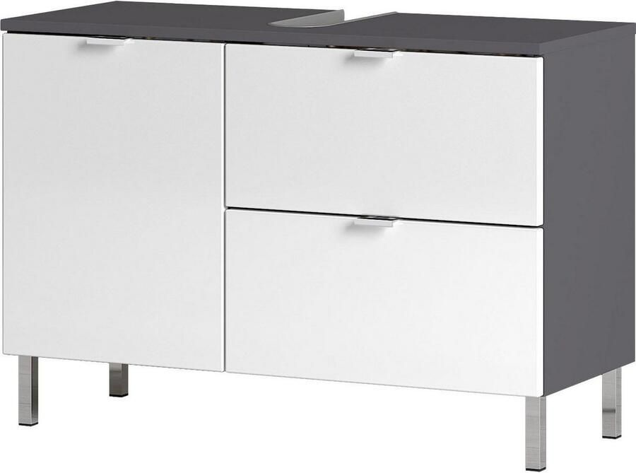 GERMANIA Wastafelonderkast GW-Mauresa in 2 breedtes met lade (+ klep) soft-close made in germany - Foto 5