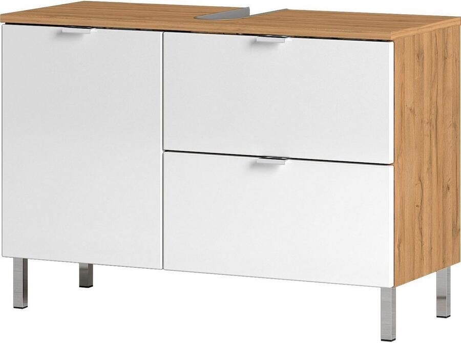 GERMANIA Wastafelonderkast GW-Mauresa in 2 breedtes met lade (+ klep) soft-close made in germany - Foto 6