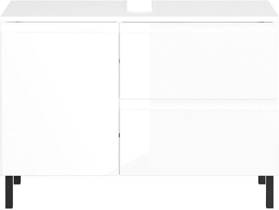 GERMANIA Wastafelonderkast Scantic met sifonuitsparing (1 stuk) - Foto 2