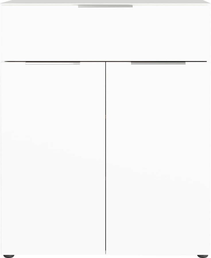 GERMANIA Kast met laden en deuren OAKLAND Breedte 83 cm fronten en bovenblad met glas-inlay - Foto 5