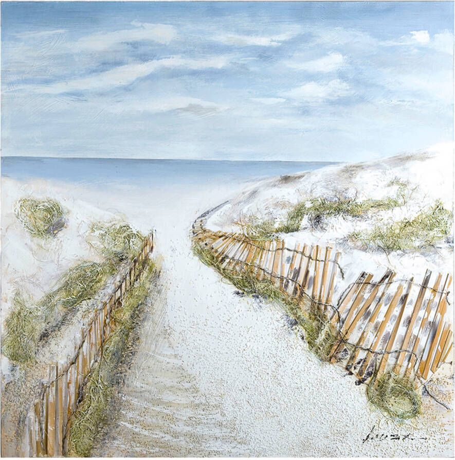 GILDE Artprint op linnen Schilderij idyllische duinen (1 stuk) - Foto 2