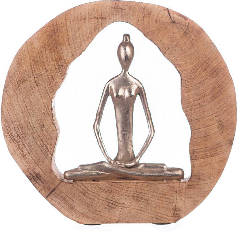 GILDE Decoratief figuur Sculptuur Health zilverkleur naturel (1 stuk) - Foto 2