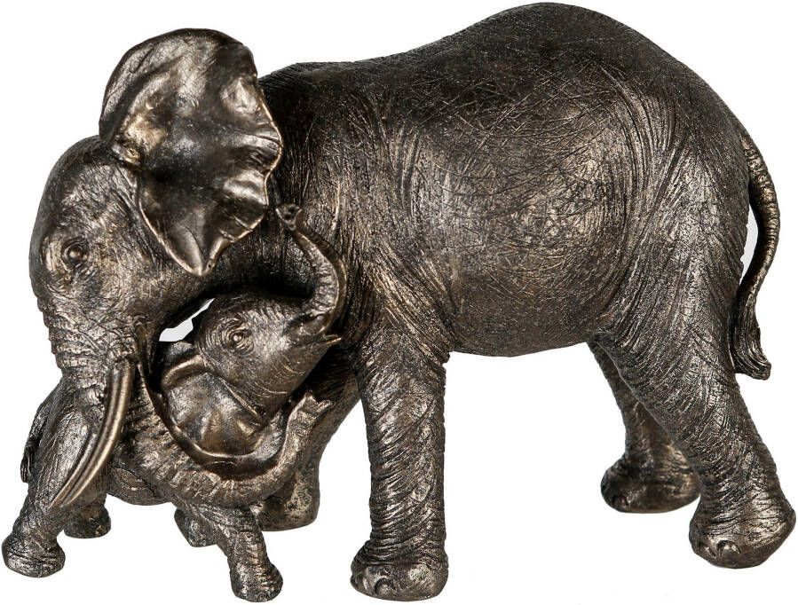 GILDE Dierfiguur Olifant met jong 'Zambezi' (1 stuk)