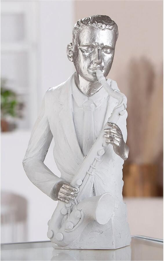 GILDE Decoratief figuur Beeld Muzikant (1 stuk) - Foto 5