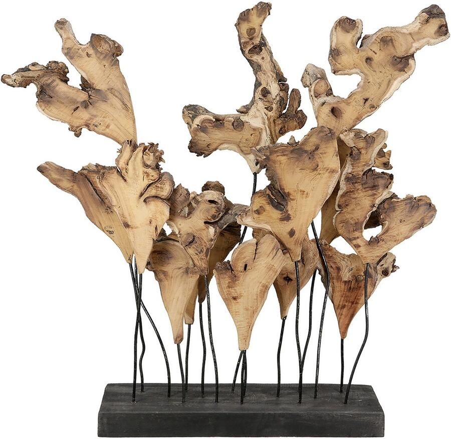 GILDE Decoratief object Beeld Borneo natuurlijk kleur (1 stuk) - Foto 2