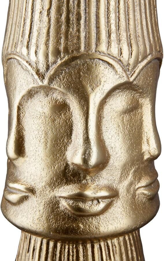 GILDE Siervaas Face Vaas van aluminium decoratief object (1 stuk) - Foto 2