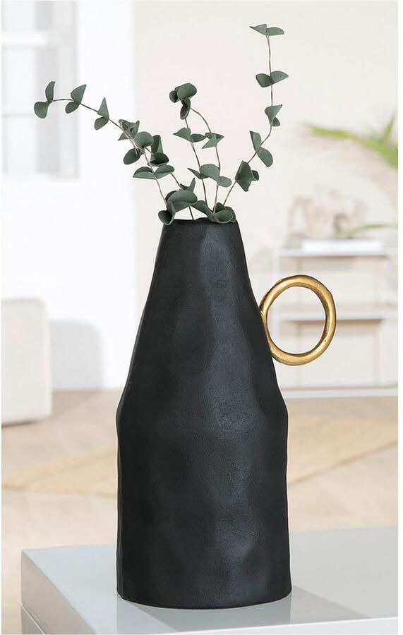GILDE Tafelvaas Vaas Dora zwart H.31 cm (1 stuk) - Foto 5