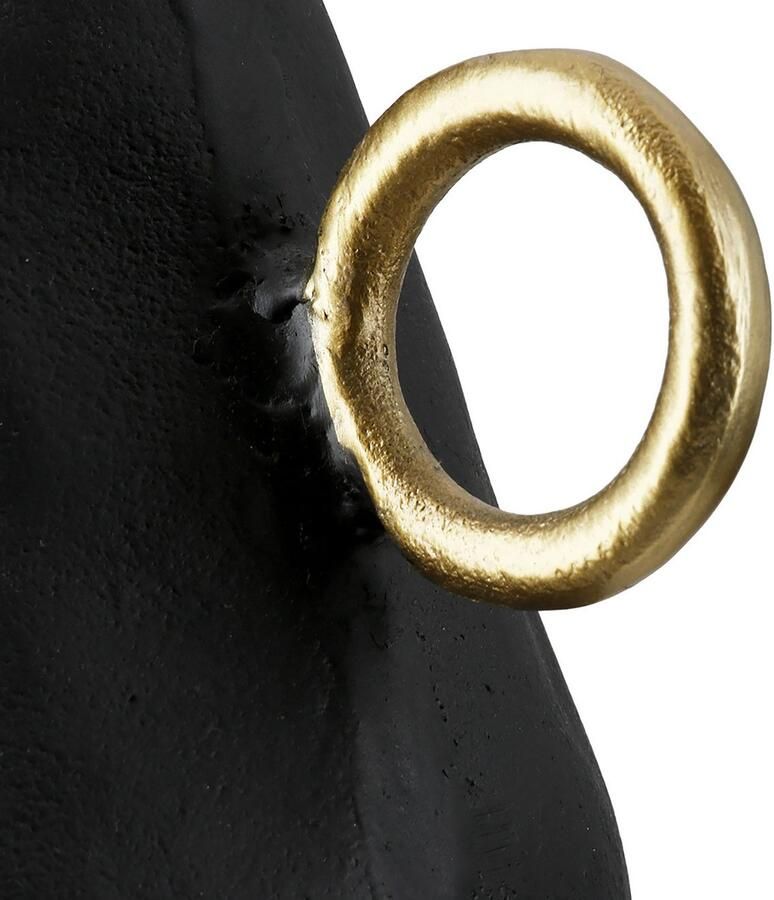 GILDE Tafelvaas Vaas Dora zwart H.31 cm (1 stuk) - Foto 3