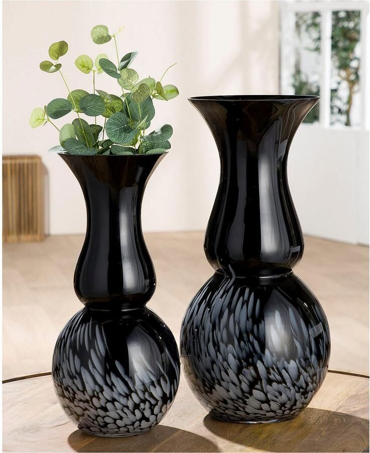 GILDE Tafelvaas Vaas Rémy Europese handwerk van doorgekleurde glas (1 stuk) - Foto 2