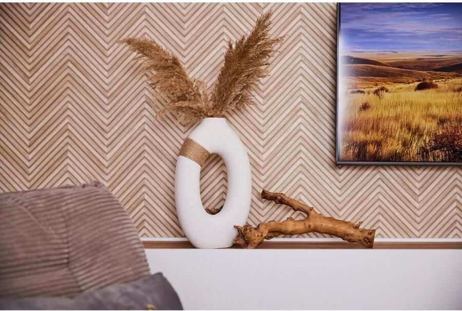 GILDE Tafelvaas Vaas Sabbia van keramiek hoogte ca. 41 cm (1 stuk) - Foto 2