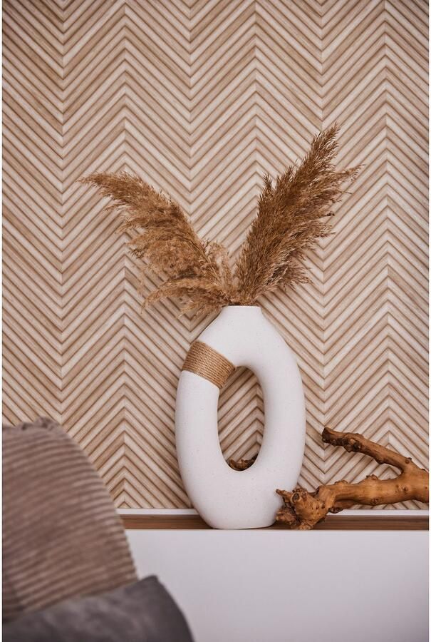 GILDE Tafelvaas Vaas Sabbia van keramiek hoogte ca. 41 cm (1 stuk) - Foto 3